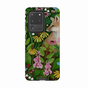 Smooth Edges Samsung Tough Case - Fox And Foxgloves By Bex Parkin