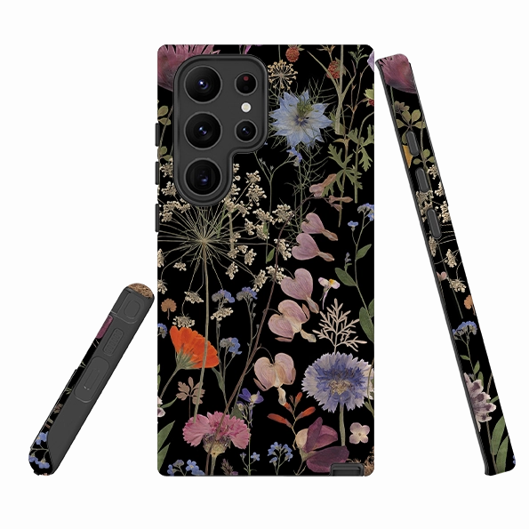 Samsung Tough Case - Full Bloom By Helen Ahpornsiri Modern Grip Clear Back