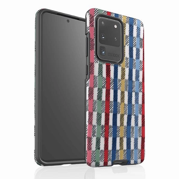 Durable Pattern Clear Protection Samsung Tough Case - Garden Wedgewood By Sarah Campbell