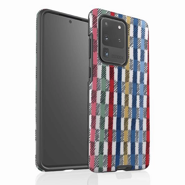 Lightweight Frame Non slip grip Samsung Tough Case - Garden Wedgewood By Sarah Campbell