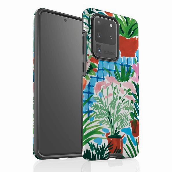 Soft Detail Layer Magnetic Mount Samsung Tough Case - Glasshouse Gardener By Sarah Campbell