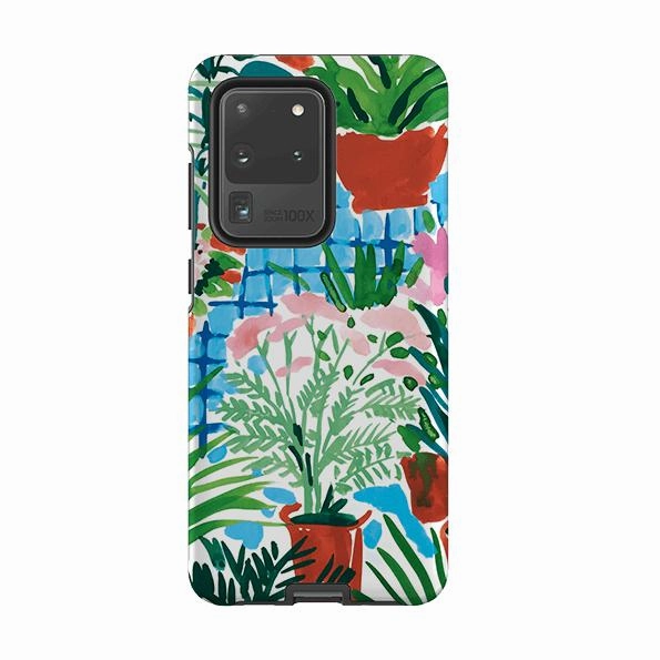 Durable Grip Samsung Tough Case - Glasshouse Gardener By Sarah Campbell