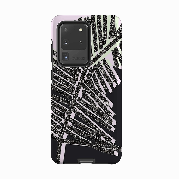 Samsung Tough Case - Glitter Palm By Kitty Joseph Clear Protection