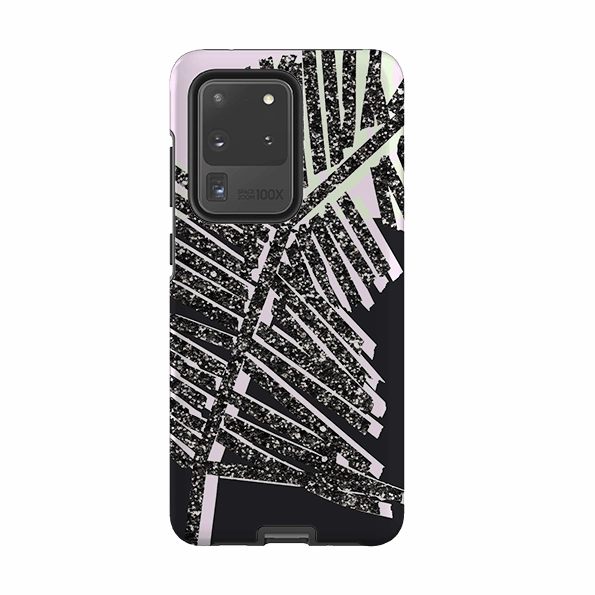 Samsung Tough Case - Glitter Palm By Kitty Joseph Creative Texture Minimal Build Texture