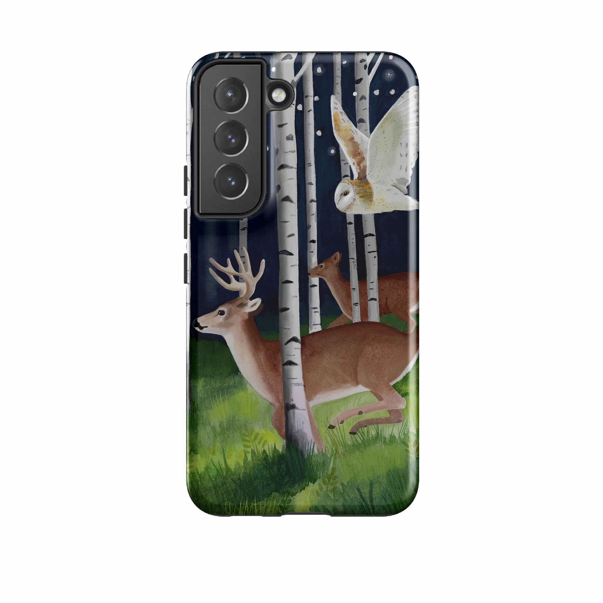 Durable Pattern Samsung Tough Case - Green Forest By Bex Parkin