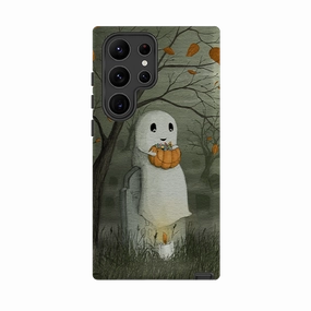 Samsung Tough Case - Halloween Ghost By Maja Lindberg Polished Detail