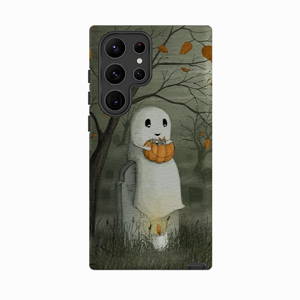 Samsung Tough Case - Halloween Ghost By Maja Lindberg Polished Detail