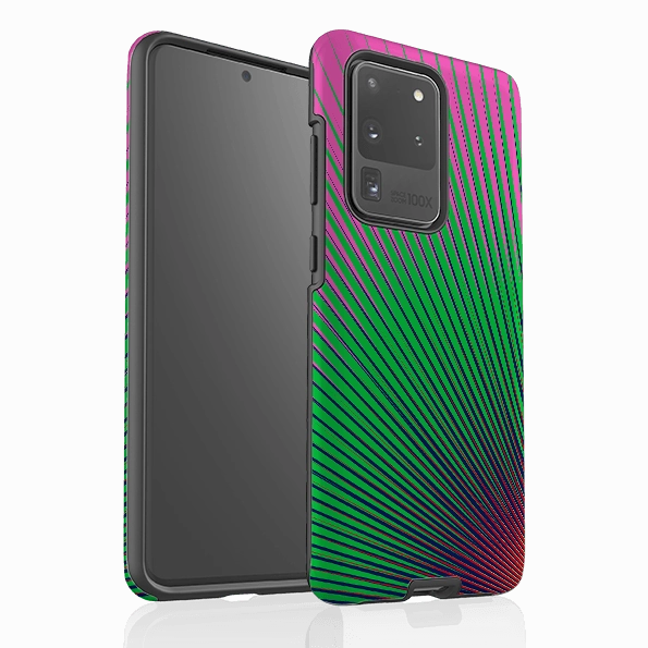 Samsung Tough Case - Halos Watermelon By Kitty Joseph Hand Feel