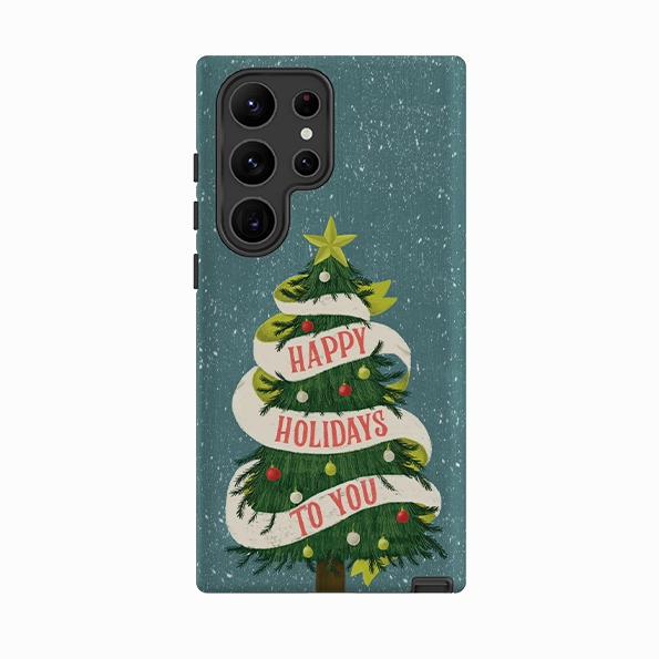 Samsung Tough Case - Happy Holidays By Abby Jacobs Flexible Touch