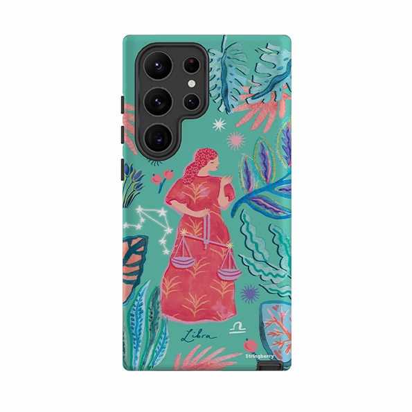 Compact Shell Polished Edge Samsung Tough Case - Libra By Emma Frances Grant