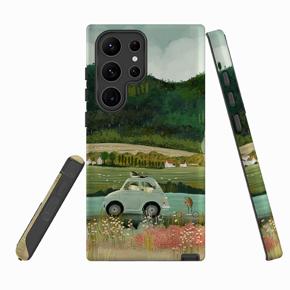 Samsung Tough Case - Lightening Bugs By Katherine Quinn Hybrid Edge