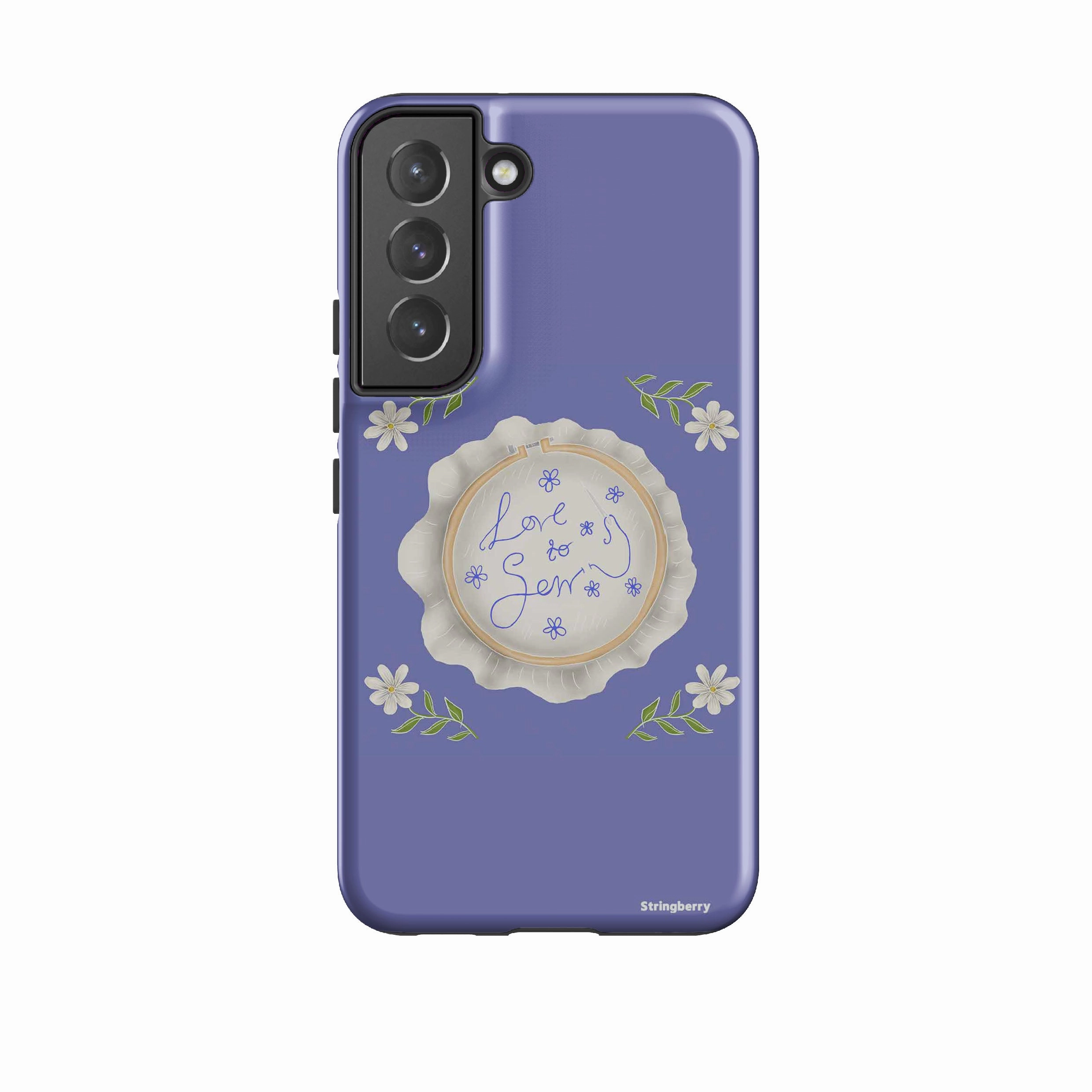 Samsung Tough Case - Love To Sew By Catherine Rowe Minimal Finish