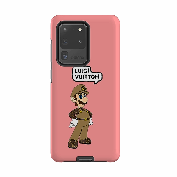 Samsung Tough Case - Luigi Vuitton Peachygrape By Angelica Hicks Subtle design