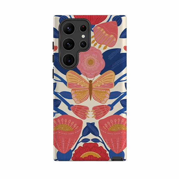 Samsung Tough  Case - May II By Nina Pace Modern Touch Transparent Edge