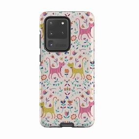 Samsung Tough Case - Meow By Ali Brookes Protective Pattern