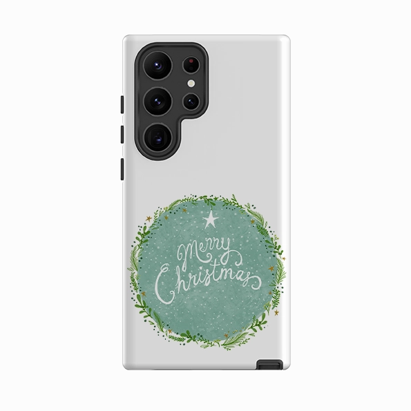 Samsung Tough Case - Merry Christmas By Katherine Quinn Protective Craft Luxury Surface