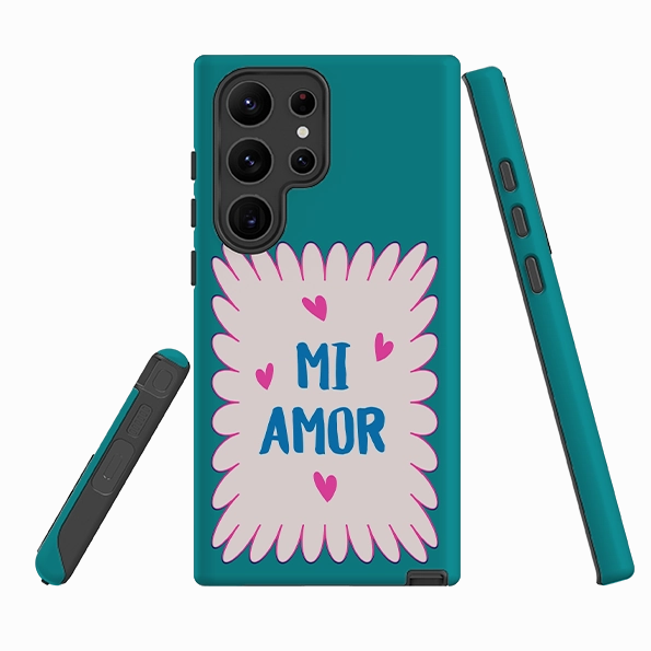 Samsung Tough Case - Mi Amor Protective Texture Layer Matte Look