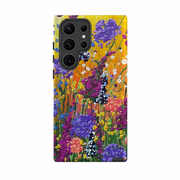 Non Slip Surface Samsung Tough Case - Morning Glory By Linda Calvert Jacobson