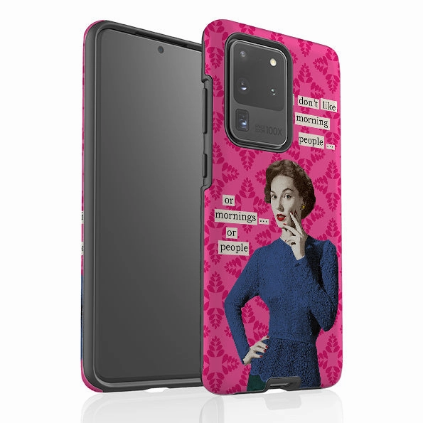 Samsung Tough Case - Morning Person By Clare Jordan Scratch Guard Slim Fit Design
