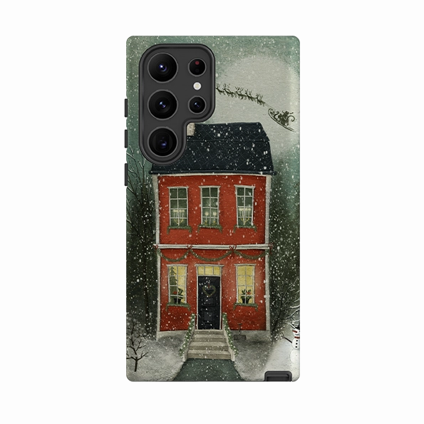 Textured Detail Samsung Tough Case - Night Before Christmas By Maja Lindberg