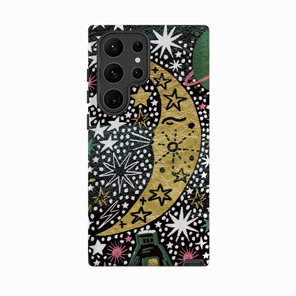 Perfect Fit Flexible Grip Samsung Tough Case - Night Before Xmas IV By Emma Frances Grant