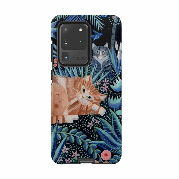 Samsung Tough Case - Night Cats By Mary Stubberfield Luxury Style