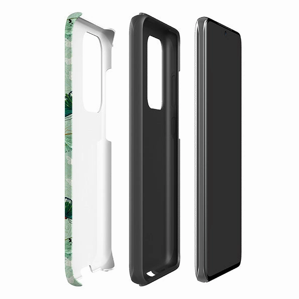 Samsung Tough Case - Night Flutter By Katherine Quinn Durable Design Dual Layer