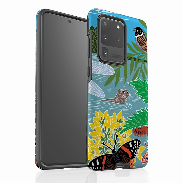 Shockproof Frame Samsung Tough Case - Norfolk Broads By Kate Heiss