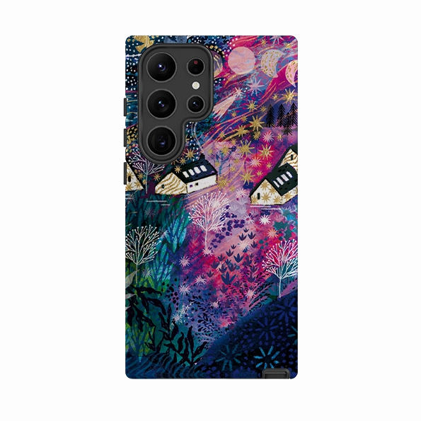 Samsung Tough Case - Northern Lights By Emma Frances Grant TPU Material Vivid Surface