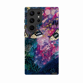 Samsung Tough Case - Northern Lights By Emma Frances Grant Ultra light Non slip grip