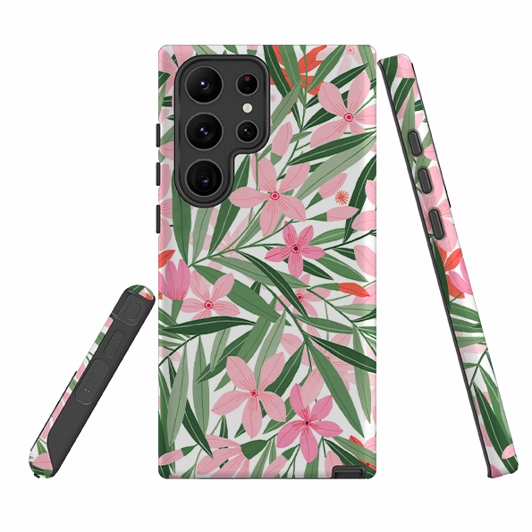 Samsung Tough Case - Oleandro Pattern By Madalina Andronic Shock Surface Fashion Edge