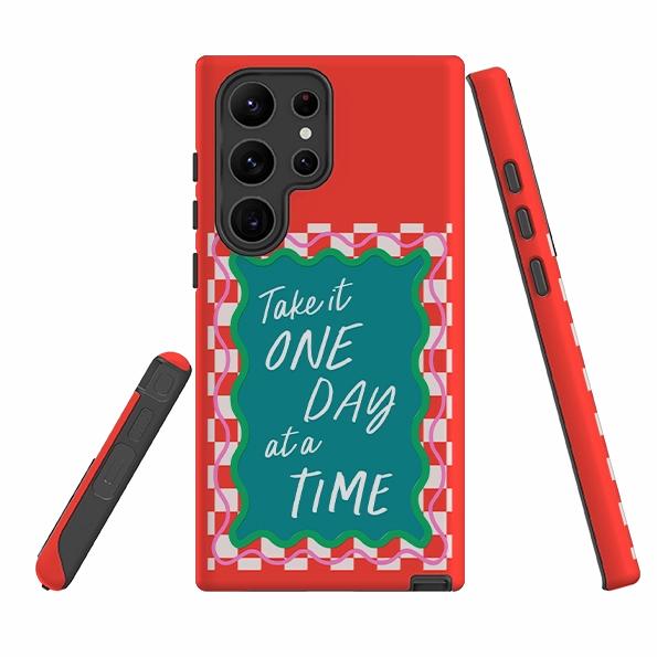 Samsung Tough Case - One Day Patterned Design Colorful Accent