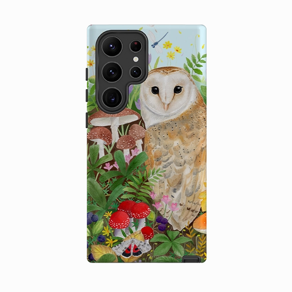 Samsung Tough Case - Owl Garden By Bex Parkin Hybrid Grip
