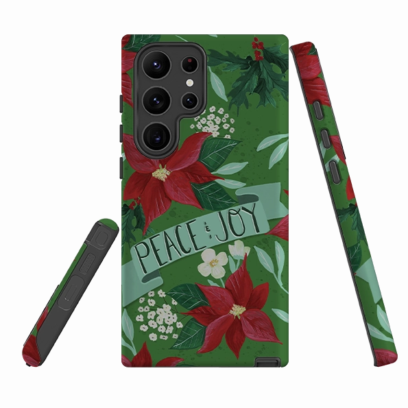 Luxury Surface Soft Shield Samsung Tough Case - Peace and Joy By Abby Jacobs