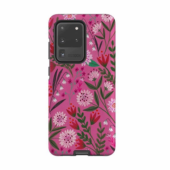 Sporty Appeal Rugged Protection Samsung Tough Case - Pink Sunset By Lee Foster Wilson