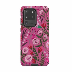Sporty Appeal Rugged Protection Samsung Tough Case - Pink Sunset By Lee Foster Wilson