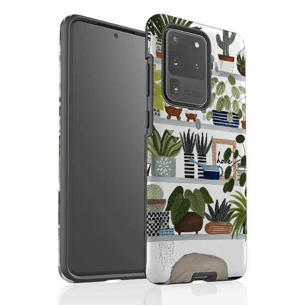 Samsung Tough Case - Plant Shelves By Bex Parkin Tight Fit Light Form