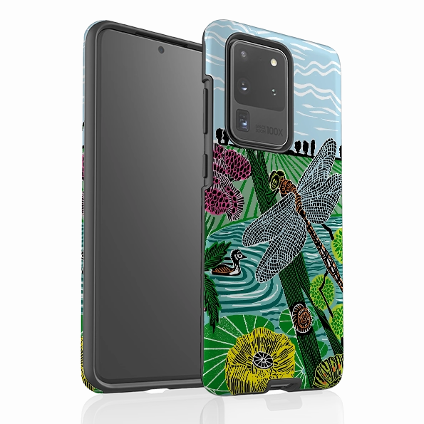 Strong Outline Samsung Tough Case - Pond By Kate Heiss