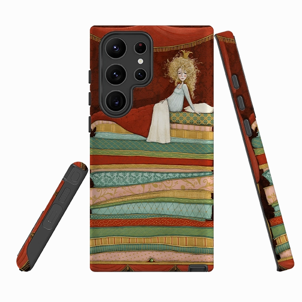 Samsung Tough  Case - Princess And The Pea By Maja Lindberg Hybrid Look