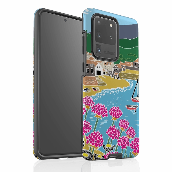 Tough Grip Light Build Samsung Tough Case - Quaint Harbour By Kate Heiss