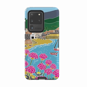 Samsung Tough Case - Quaint Harbour By Kate Heiss Trendy Layer Textured Finish