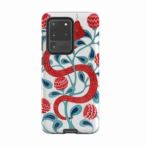 Smooth Detail Samsung Tough Case - Redsnake By Bex Parkin