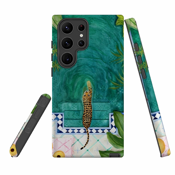 Samsung Tough Case - Riad Tiger By Bex Parkin Hybrid Finish