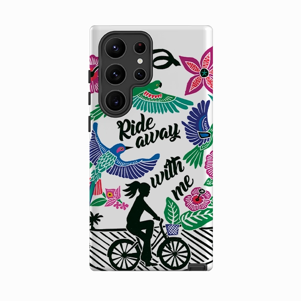 Samsung Tough Case - Ride With Me By Kate Heiss Colorful Finish