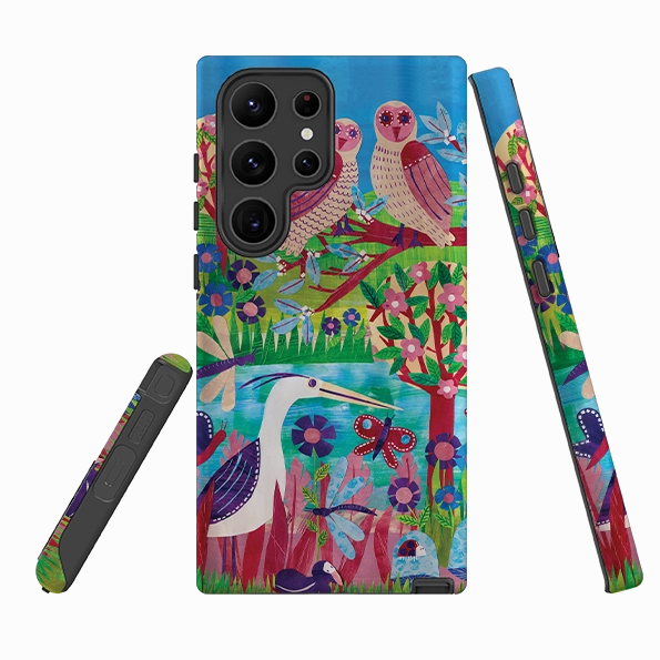 Samsung Tough Case - Riverside By Tracey English Matte Guard Soft Material