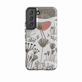Samsung Tough Case - Robin in Snow By Jane Robbins Durable Detail