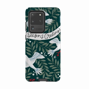 Comfort Build Unique Artwork Samsung Tough Case - Seasons Greetings By Bex Parkin