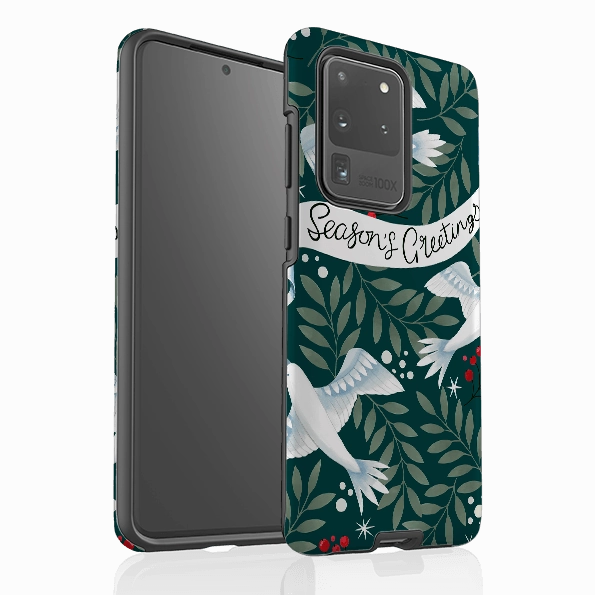 Samsung Tough Case - Seasons Greetings By Bex Parkin Clear Back