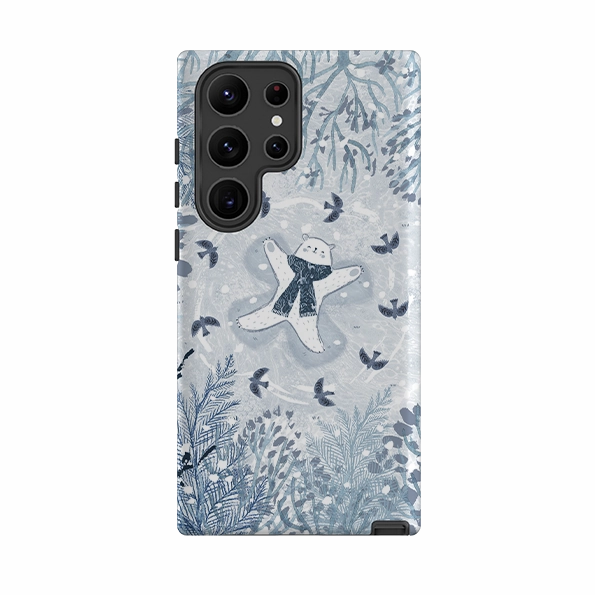 slim fit Samsung Tough Case - Snow Angel By Emma Frances Grant