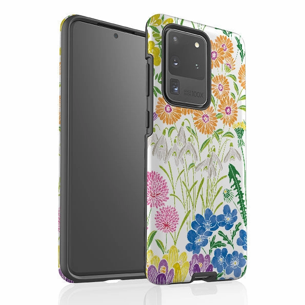 Gloss Texture Samsung Tough Case - Spring-1 By Natalie Pedetti Prack